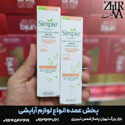 ضد-آفتاب-سیمپل.png ضد آفتاب spf30 بیرنگ برند سیمپل - تصویر 1